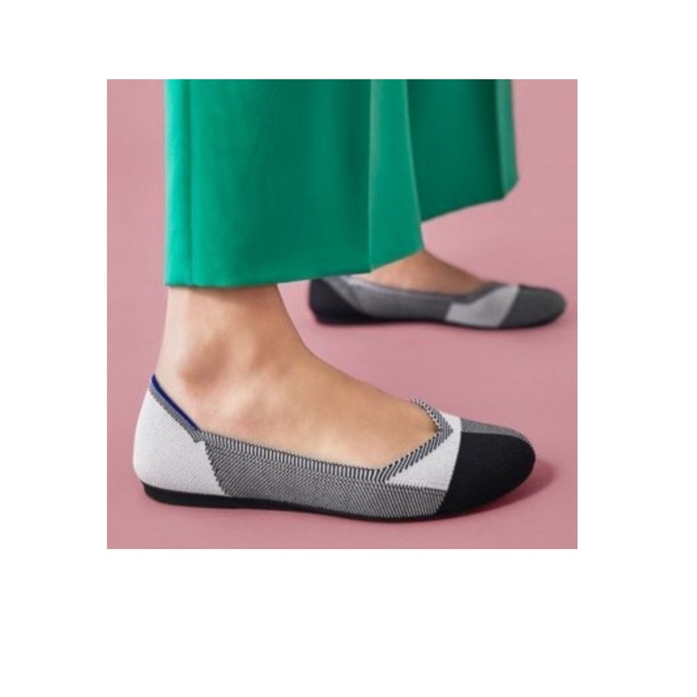 LIKE NEW Rothy’s cap toe flats - Picture 2 of 15